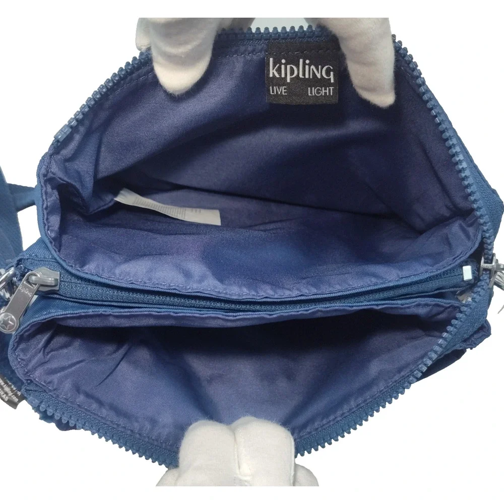 Kipling Riri Small Crossbody Handbag-Casual Blue-NWT